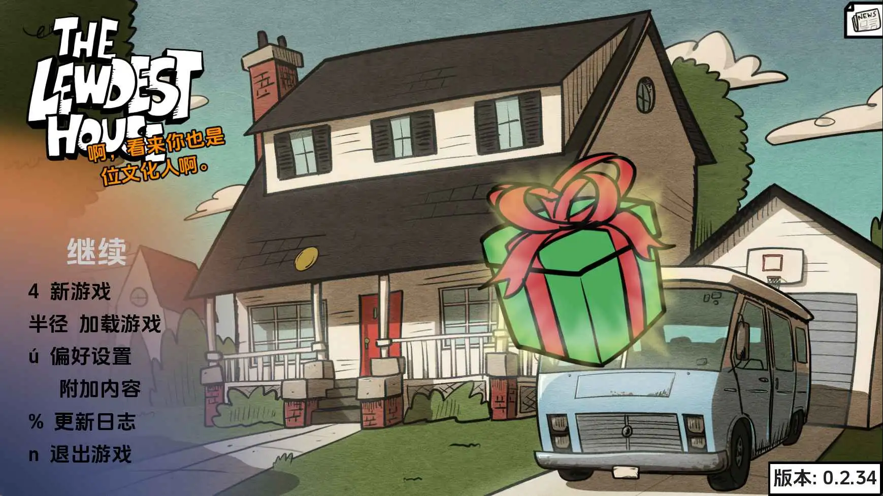 【欧美/SLG/动态/更新】最淫荡的房子v0.2.34 AI汉化版【PC+安卓/1.28G】